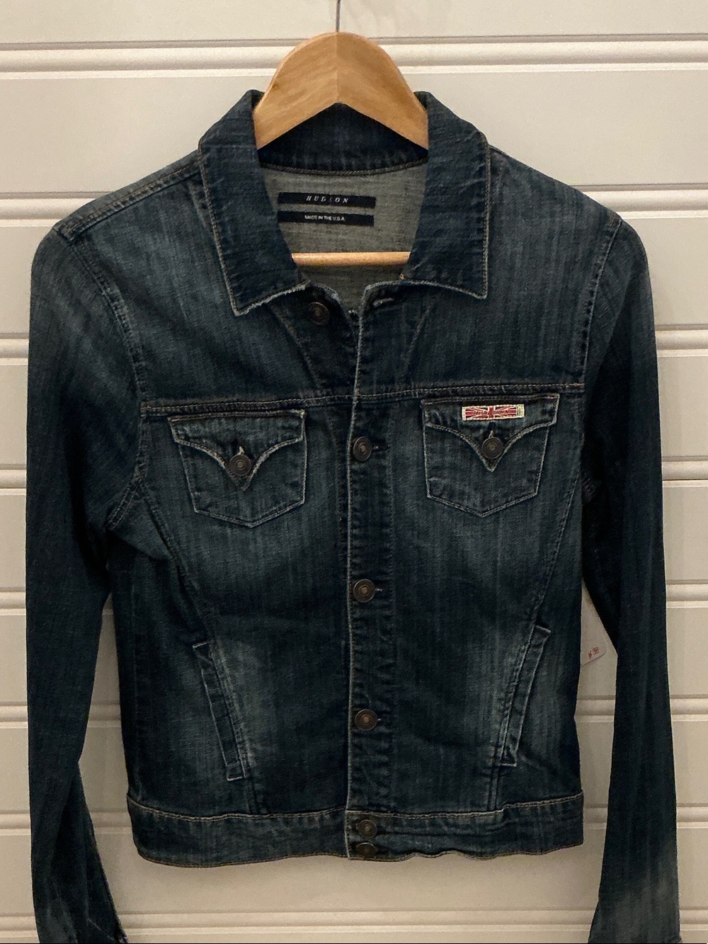 Hudson Jeans Dark Indigo Denim Jacket